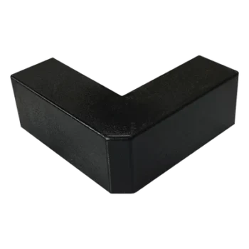 Esquinero Exterior / PVC Autoxtinguible / Negro / Para Canaleta TMK-1720-N-CC