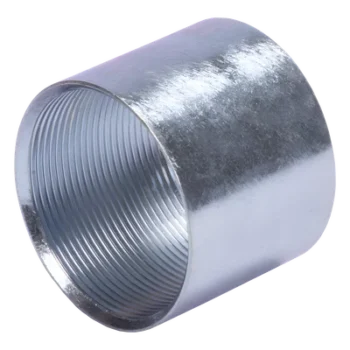 Cople Galvanizado / 1/2" (13mm) Pared Gruesa / Rosca Estándar / Interior / Etiqueta Amarilla
