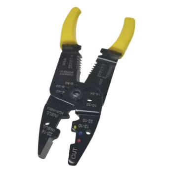 Pinza Multifuncional / 8.5 in / Pelacables 10-22 AWG / Cortador 3mm / Plegador Terminales