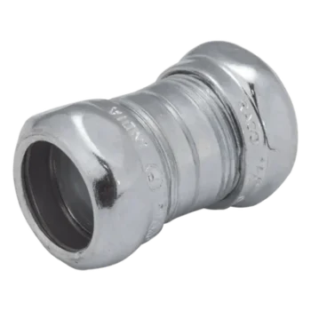 Conector Compresión para Pared Delgada / Acero Galvanizado / 1/2 in / 25.50 mm / Compacto