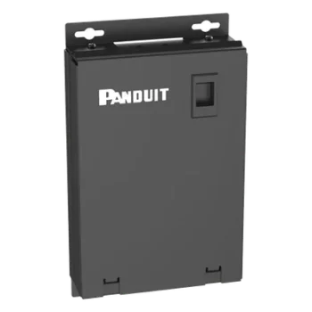 Caja de Consolidación / 12 Puertos Mini-Com / Acero / 287x181.6x63 mm / 0.94x0.60x0.21 ft / Negro