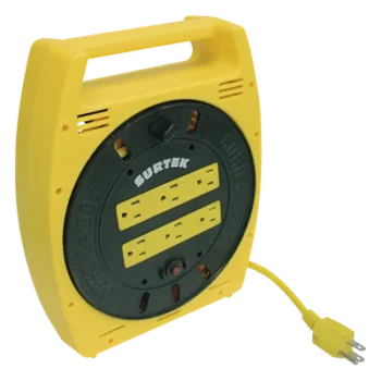 Multicontacto Tipo Carrete / 6 Salidas NEMA 5-15R / Cable 6 m (19.7 ft) / 16 AWG / 127 VCA 10 A / Protección contra Cortocircuitos