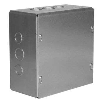 Caja de Conexiones / Acero Galvanizado / 12 x 12 x 4.188 in / 6 Entradas Laterales-Finales / UL Listed