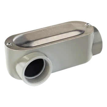 Caja de Registro Ovalada / Roscada NPT 1/2" (12.7 mm) / Aluminio Diecast / Hermética / UL y CSA