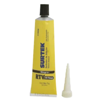 Silicón Industrial / Resistencia 344 °C / Tubo 70 g / Vulcanización a Temperatura Ambiente / Película en 5 min