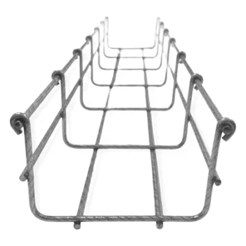 Charola Tipo Malla / Bimetálica Zinc-Aluminio / 54/100 mm / 86 Cables Cat6 / 3 m (9.8 ft) / Uso Exterior y Zonas Húmedas