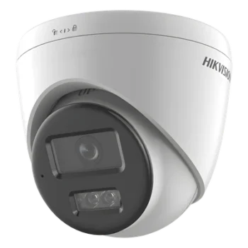 Cámara Turret IP / 8 Megapixel (4K) / Dual Light 30 m (98.4 ft) / Lente 2.8 mm / 113° HFOV / AcuSense Lite / IP67 / PoE