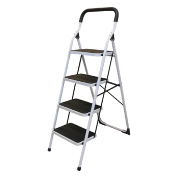 Escalera plegable tipo taburete / Acero / 1.37 m (4.5 ft) / Capacidad 160 kg