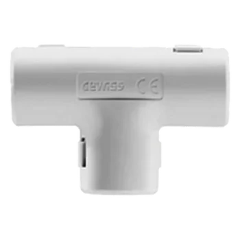 Unión en T para Tubería Rígida / PVC Auto-extinguible / 20 mm / Libre de Halógenos / Instalaciones Eléctricas