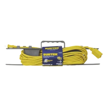 Extensión Eléctrica de Uso Rudo / 4 m (13.1 ft) / 127 VCA / 10 A / Calibre 16 AWG / Doble Aislamiento