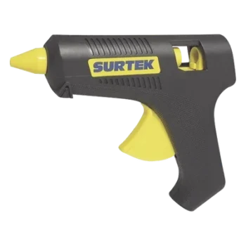 Pistola de Calor para Silicón / 80W / 127V / Barras 1/2" / Temperatura 180°C / Precalentado 3-5 min