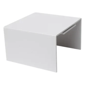 Pieza de Unión para Canaleta / PVC Autoextinguible / Color Blanco / Longitud 2.5 m (8.2 ft) / Resistente a UV y Humedad / -5°C a +65°C