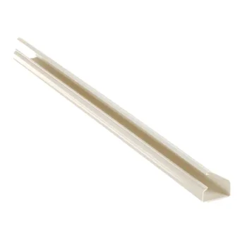 Canaleta de PVC Rígida / 38.4 x 24 mm / 2438 mm (8 ft) de Largo / UL94V-0 / Adhesiva Sin Herramientas / 13 Cables Cat6