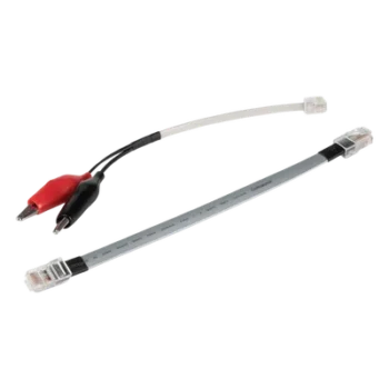 Cables de Repuesto para Probador de Red / Tone & Probe / RJ45-RJ45 / RJ11-Cocodrilo / 5.9'' (15 cm) / PVC-Policarbonato