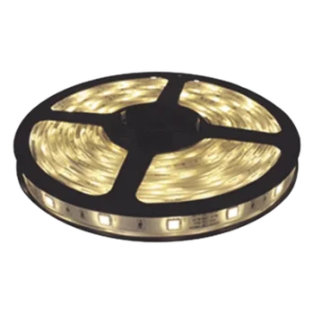 Tira LED / 5 m (16.4 ft) / Cálido / 12 V CD / 22 W / 900 lm / IP20 / Interior