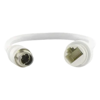 Cable Adaptador M12 a RJ45 / Conector Industrial / Para Sistemas Móviles / Red Ethernet