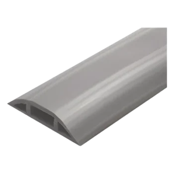 Canaleta flexible para piso / PVC autoextinguible / 25 m / 305 mm² / -20°C a +80°C / 100 kg carga / 82 ft