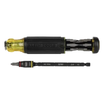 Desarmador multiherramienta HVAC / Longitud ajustable / 14 funciones / 12 puntas integradas / Dado 1/4'' girado / Compatible impacto