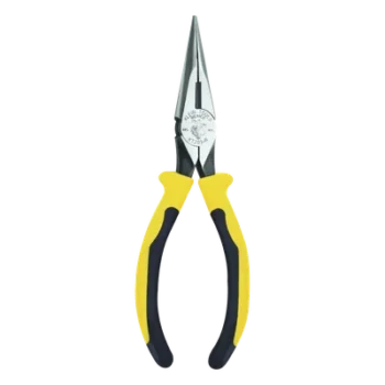 Pinza de Punta Cónica con Corte / 6.75" (171 mm) / Cabeza Delgada / Mordazas Moleteadas / Mango Bimaterial Antideslizante