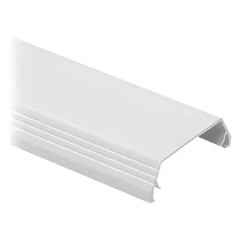 Tapa para Canaleta T-45 / PVC Rígido / Bisagra Doble Acceso / 60.3 x 19.1 x 2400 mm / UL94-V0 / Blanco Mate