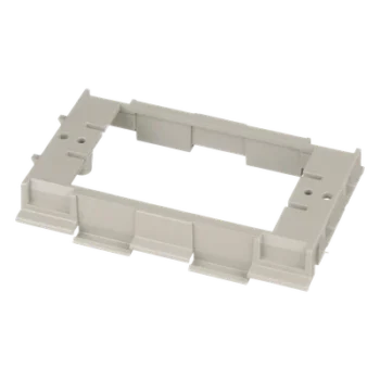 Soporte para Faceplates en Canaleta / Diseño de Dos Caras / PVC Rígido / UL94 V-0 / 69.6 x 15.24 x 110.7 mm / TIA/EIA y NEC Artículo 388