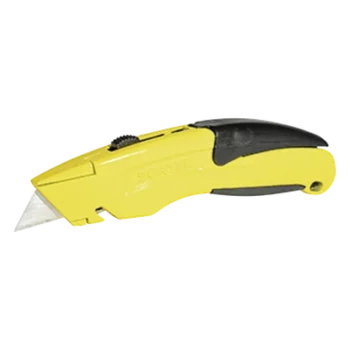 Navaja multiusos curva / Grip antideslizante / 7 pulgadas / Almacena 6 navajas / Corte de fleje integrado