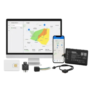 Kit Rastreador Vehicular / 4G LTE CAT 1 / 2G / Bluetooth / SIM 600MB Anual / Botón SOS / Relevador 12V