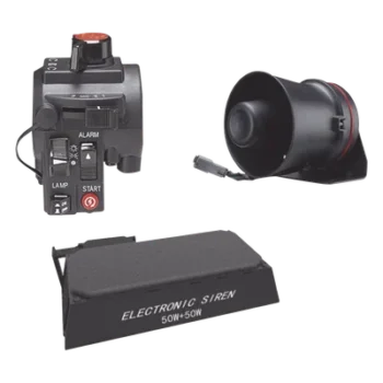 Kit de Señalización para Motocicleta / Sirena y Bocina 100W / Controlador Ergonómico / 4 Tonos / Manubrio 7/8" (22.22 mm)