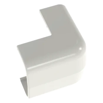 Esquinero Exterior / ABS / UL94V-0 FT4 / 90° / 0 a 50°C / Blanco Mate