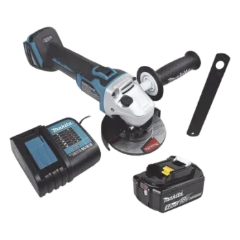 Mini Esmeril Inalámbrico / 4-1/2 pulg (115 mm) / 18V / 5.800 RPM / Freno Eléctrico / Protección Contragolpe