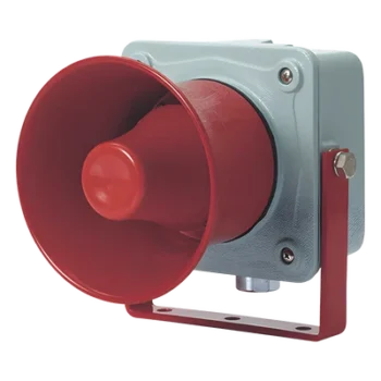Sirena Electrónica Industrial / Volumen 120 dB / Alimentación 120 VCA / IP66 / Rango -30°C a +50°C / Carcasa de Aluminio