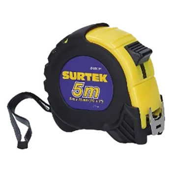Flexómetro anti impacto / 5 m (16.4 ft) / Cinta ancha 1" / Dual mm/pulgadas / ABS