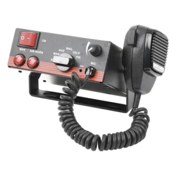 Sirena Vehicular / 100 W / 115 dB / 12 VCC / 5 Tonos Seleccionables / Micrófono Rudo / Interconexión Radio