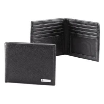 Cartera de Piel / Doble Pliegue / 8 Tarjetas / 11cm x 9cm x 1cm / 0.1 kg