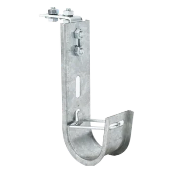 Soporte J-Hook para Cableado Estructurado / Capacidad 28 Cables Cat6 / Acero al Carbono / Instalación Interior