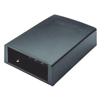 Caja de Montaje en Superficie / 12 Puertos Mini-Com / Almacenamiento 24 m (78.7 ft) Fibra Óptica / Color Negro