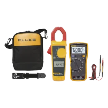 Kit de Multímetro y Pinza Amperimétrica / Detección de Tensión sin Contacto / CAT III 600 V / Función AutoV/LoZ / Estuche y Suspensión Magnética Incluidos