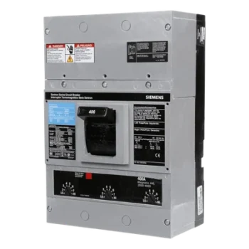 Interruptor Termomagnético / 600V CA / 3 Polos / 400A / Capacidad Interruptiva 65 kA / Sin Zapatas Principales