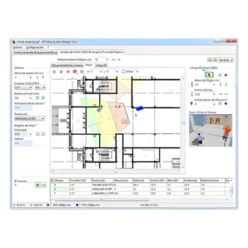 Software de Diseño para Sistema de Video IP / Hasta 16 Cámaras por Proyecto / Modelado 2D y 3D / Calculadoras Integradas