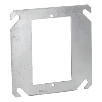 Sobretapa Plana / 4 in x 4 in / Acero Galvanizado / UL Listed / Resistente al Fuego