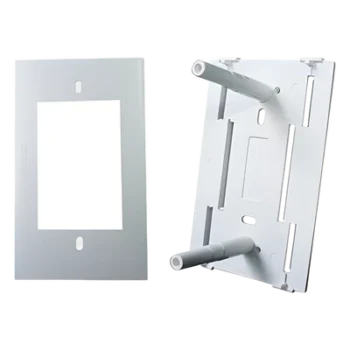 Tapa universal y soporte / ABS auto-extinguible / Aluminio anodizado / -20°C a 120°C / 0.070 kg