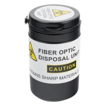 Bote para Deshechos de Fibra Óptica / 75 mm x 43 mm / PE / 80 ml / 2.95 x 1.69 in