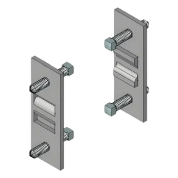 Mordaza Interior para Vigas / Acero 4.7 mm / Carga 360 kg / Electrogalvanizado / Par