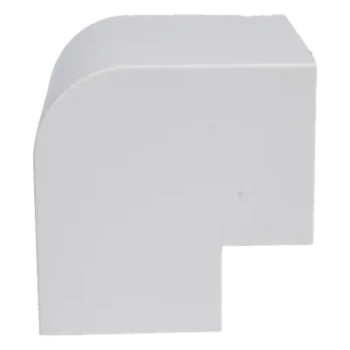 Esquinero Exterior / PVC Autoextinguible / Compatible Canaleta TMK-4577 / Resistente UV y Humedad / Color Blanco