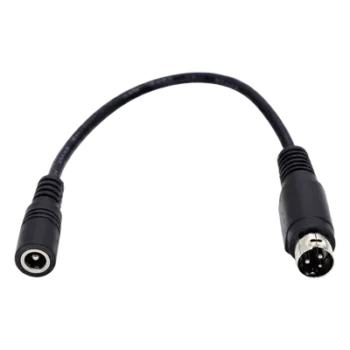 Adaptador de Corriente DC / Jack 5.5mm x 2.1mm a Mini-DIN 3 Pines / Plug & Play / 12V-19V-24V