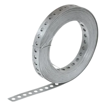 Cinta Perforada / 19 mm Ancho / 0.5 mm Espesor / 10 m Longitud / 32.8 ft / Acero Pregalvanizado