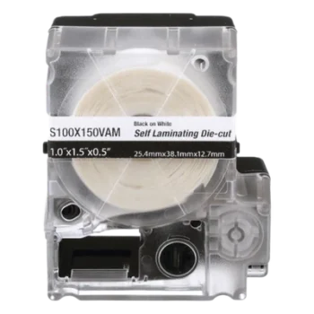 Casete de Etiquetas Autolaminadas / 125 Unidades / 1 x 2.25 Pulgadas (25.4 x 57.2 mm) / Cables 8-4 AWG