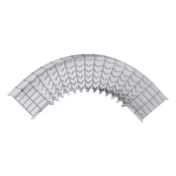 Curva Prefabricada Horizontal / 90° / Peralte 54 mm / Ancho 200 mm / Acabado Electrozincado 15-20 micras / Diseño Modular