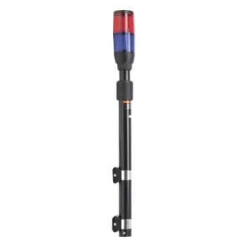 Luz Telescópica LED / 3 Watts / 10-30 VCC / 3A Máx / Longitud Ajustable 64-104 cm (25.2-40.9 in) / Rojo/Azul