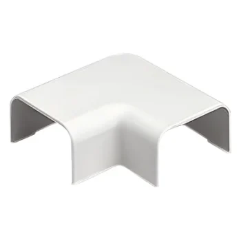 Conexión en Ángulo Recto / 90° para Canaleta LD3 / ABS / Blanco Mate / UL94V-0 / FT4
